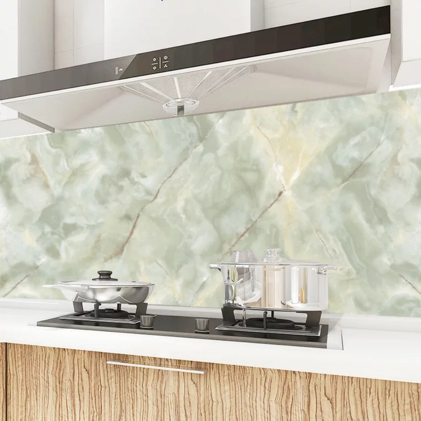 Transform Your Kitchen with Oil-Proof Waterproof Self-Adhesive Kitchen Stickers